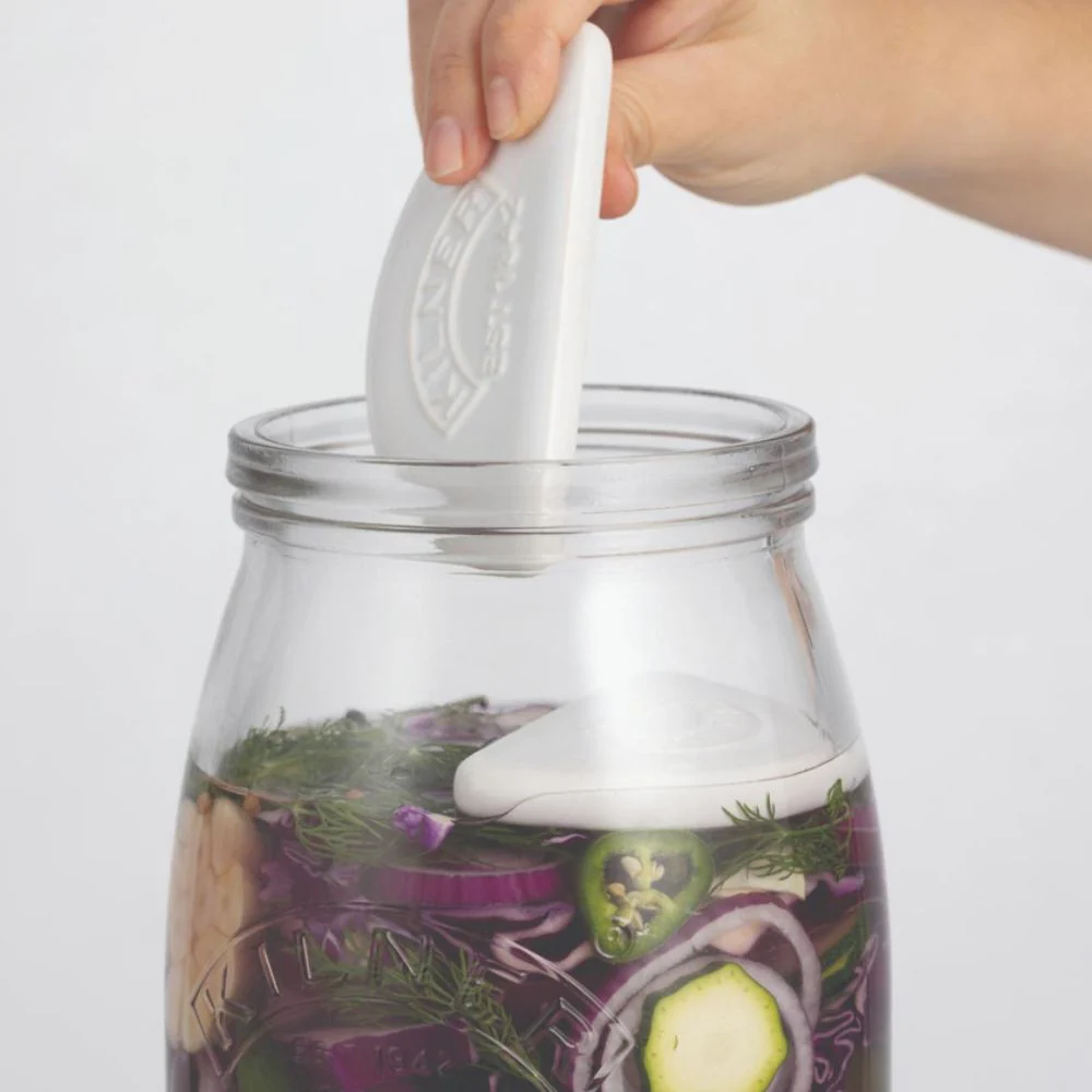 Kilner Fermentation Jar Kit with One 3 Litre Jar, Air Lock Lid, Weights - Image 5