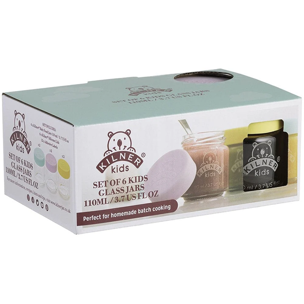 Kilner Kids Glass Jar Set of 6 - 110ml - Image 2