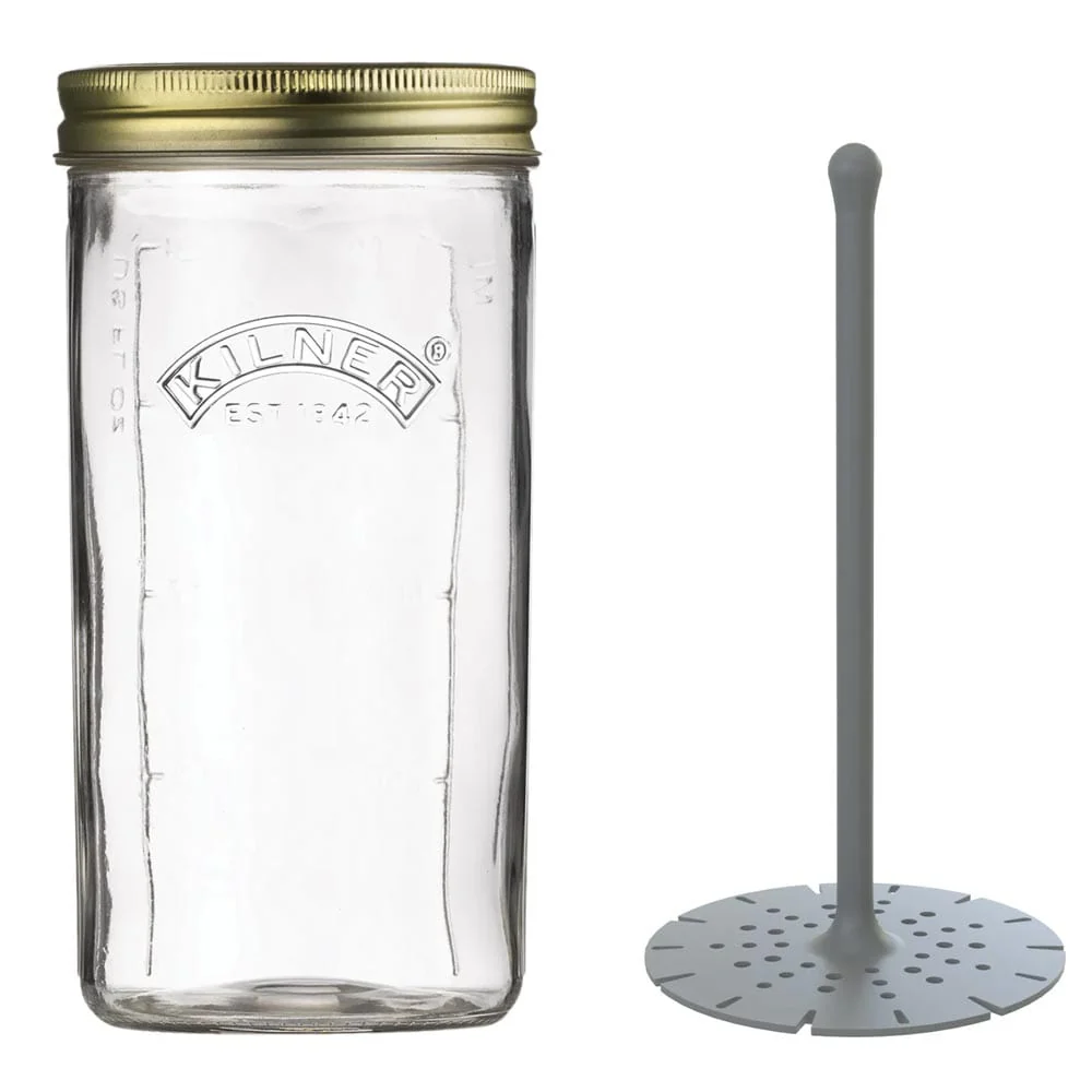 Kilner Pickle Jar with Lifter 1 Litre - Image 2