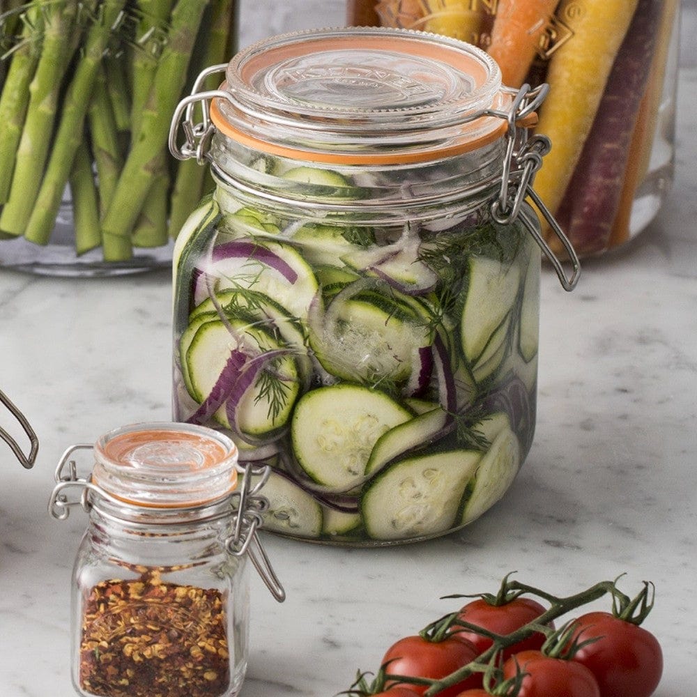 Kilner Square Clip Top Jar 1L - Image 2