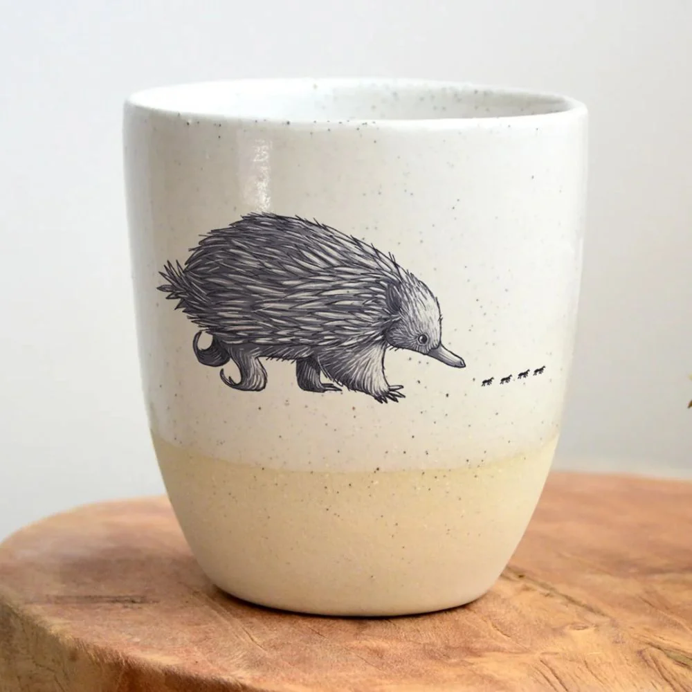 Kim Wallace Ceramic Cup 12oz - Artist Renee Treml - Image 5