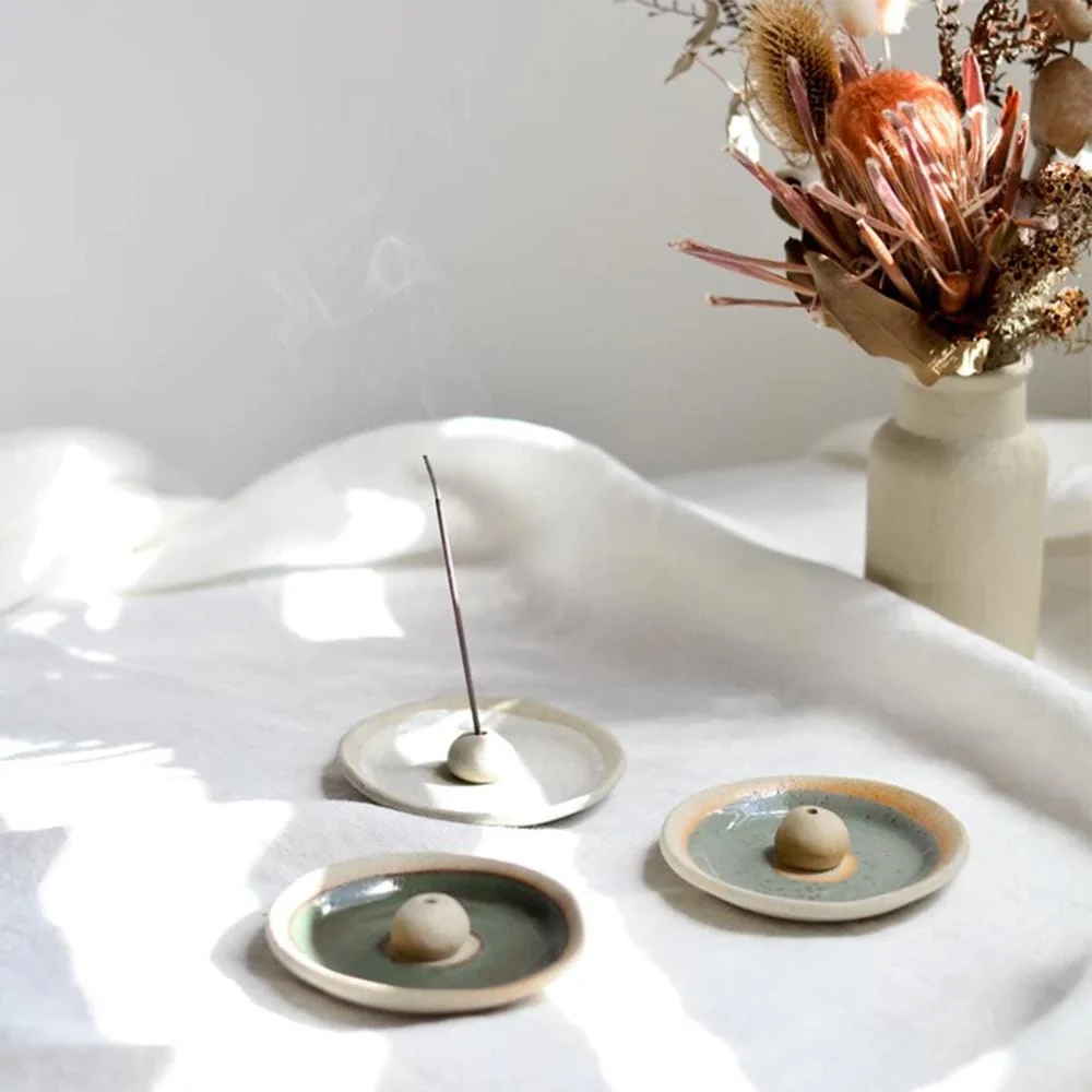 Kim Wallace Ceramics Incense Holder - Woodland - Image 2