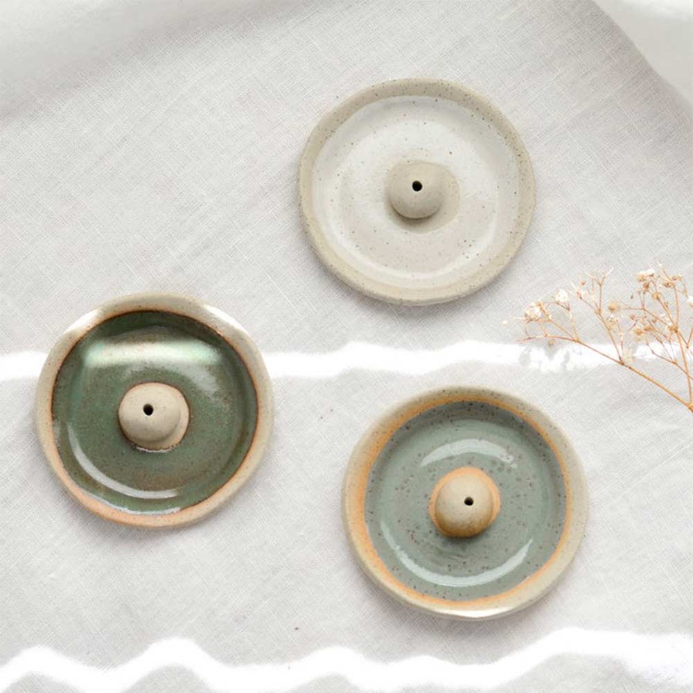Kim Wallace Ceramics Incense Holder - Woodland - Image 3