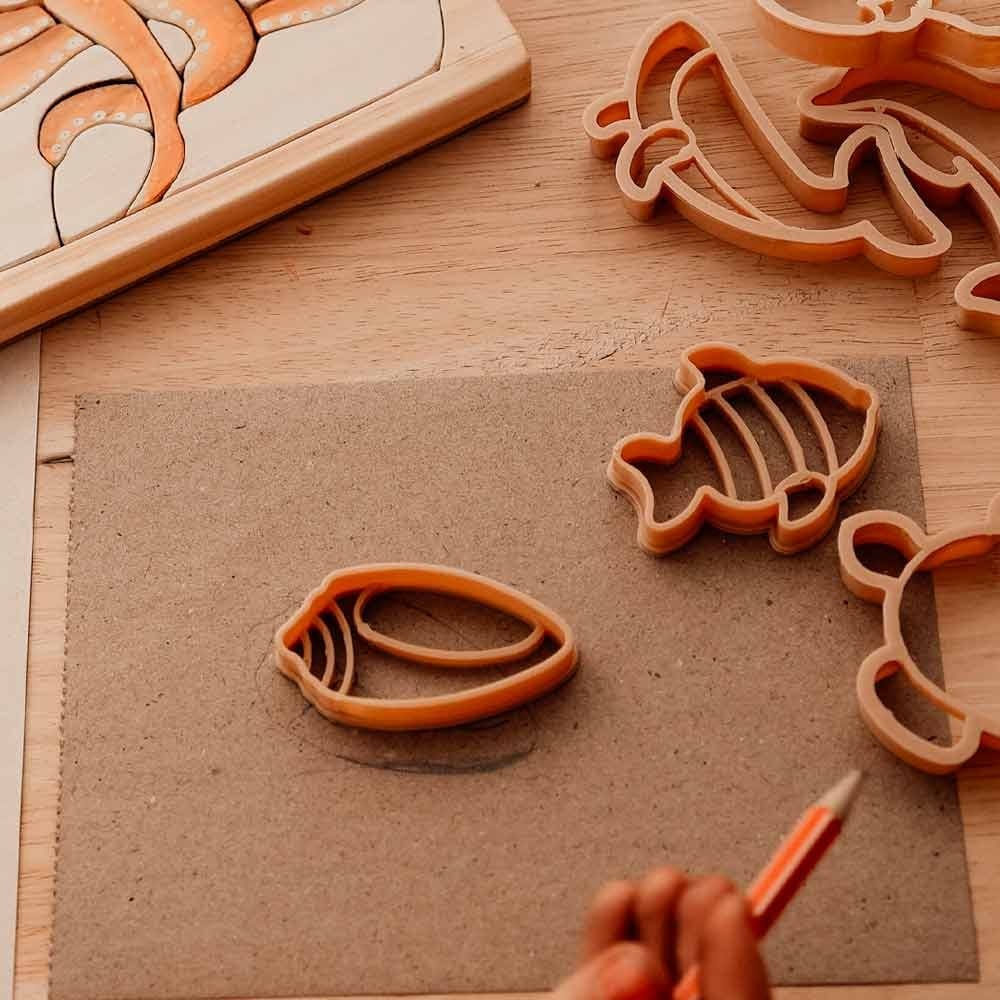 Kinfolk Pantry Eco Cutter Set Mini - Under The Sea (6pcs) - Image 2