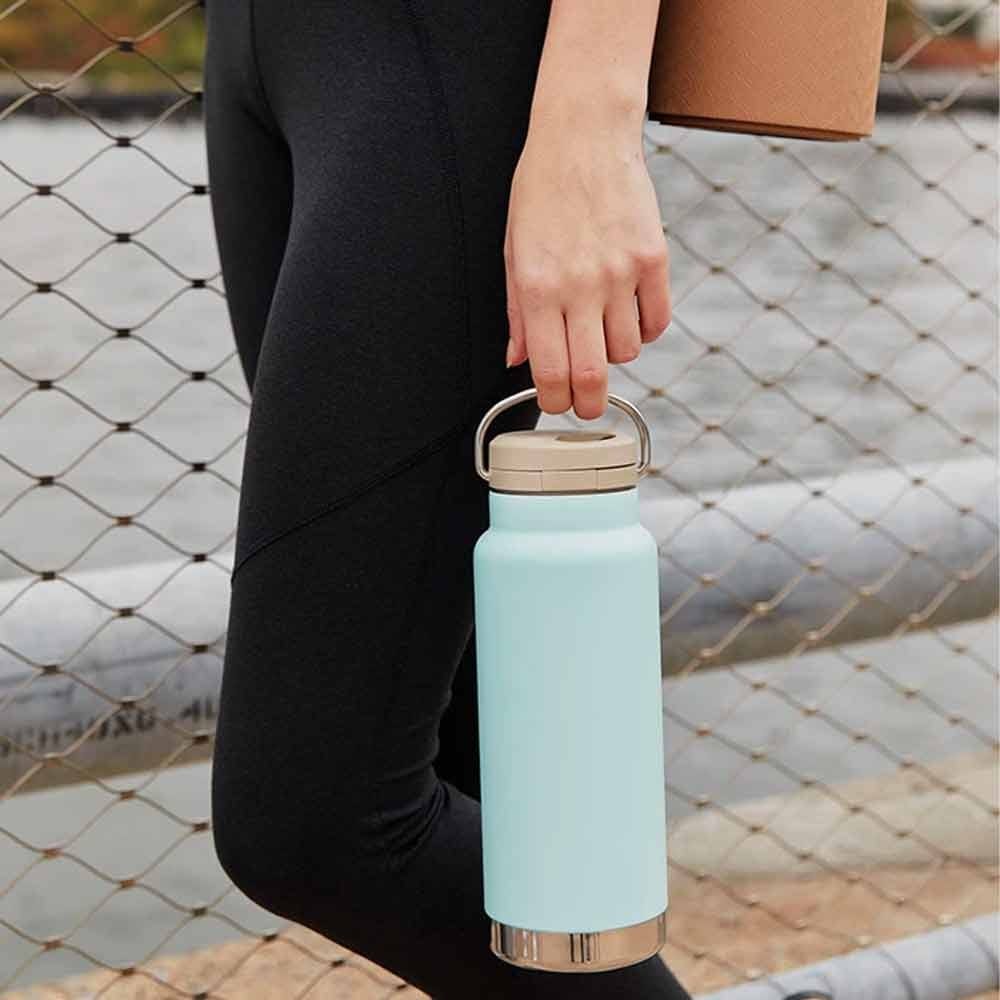 Klean Kanteen 32oz 946ml TKWide Insulated Water Bottle with Twist Cap - Image 4