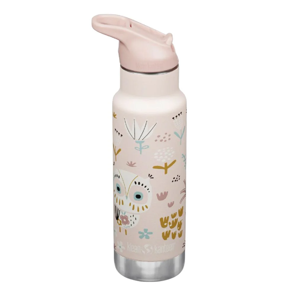 Klean Kanteen Kids 12oz (355ml) INSULATED Water Bottle with Flip Seal Sport Cap & Straw - Image 10