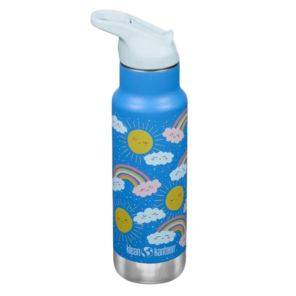 Klean Kanteen Kids 12oz (355ml) INSULATED Water Bottle with Flip Seal Sport Cap & Straw - Image 11
