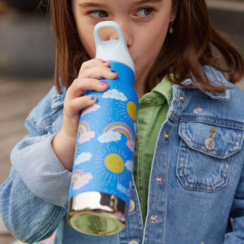 Klean Kanteen Kids 12oz (355ml) INSULATED Water Bottle with Flip Seal Sport Cap & Straw - Image 2