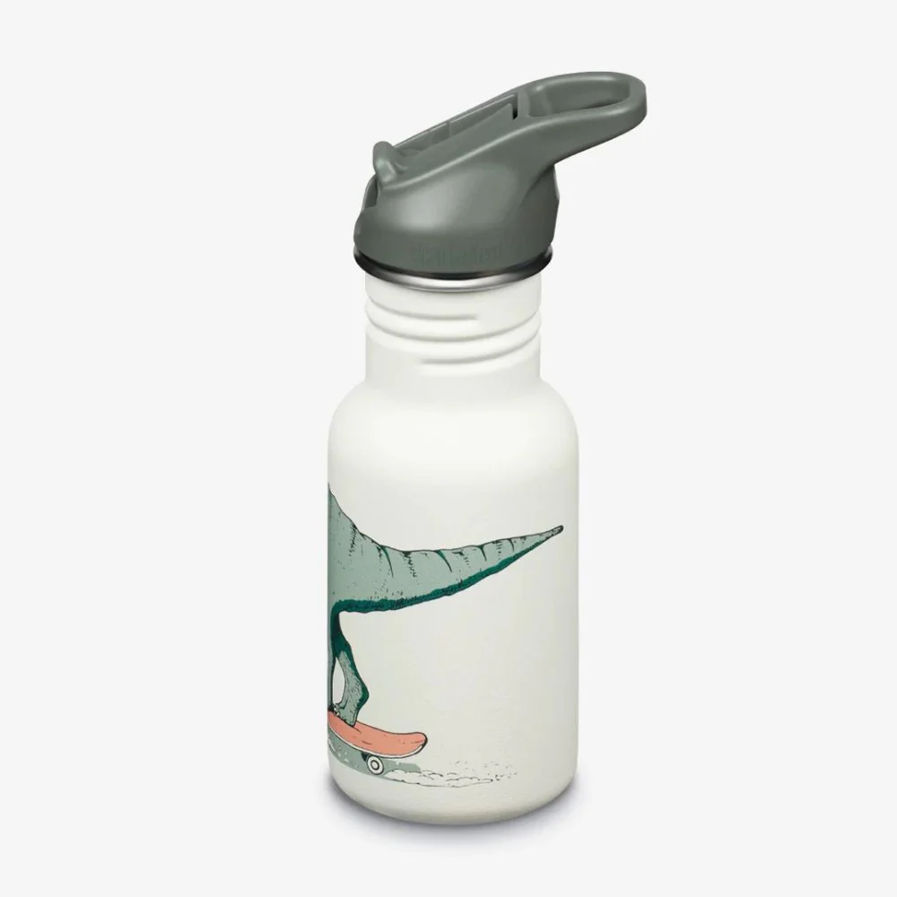 Klean Kanteen Kids 12oz (355ml) Stainless Steel Water Bottle with Flip Seal Sport Cap & Straw - Image 5