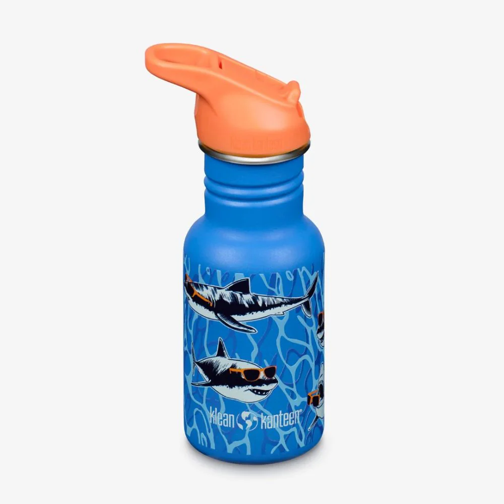 Klean Kanteen Kids 12oz (355ml) Stainless Steel Water Bottle with Flip Seal Sport Cap & Straw - Image 8