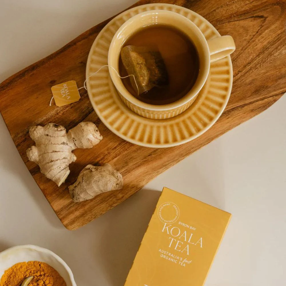 Koala Tea Organic Tea Bags (20 Pack) - Turmeric - Image 3