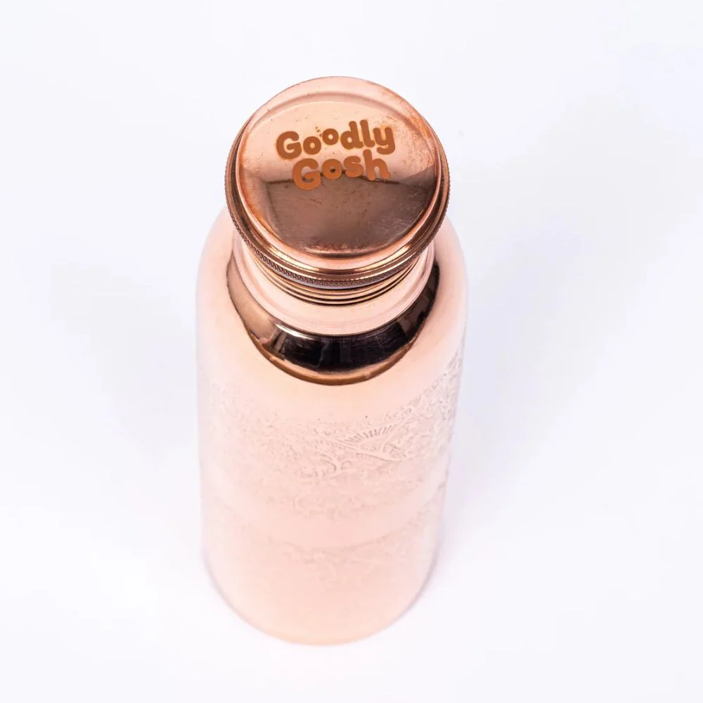Copper Water Bottle 950ml - Mesmerise - Image 3