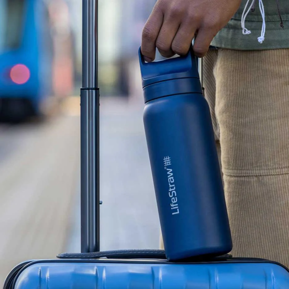 LifeStraw Go 2.0 Stainless Steel Water Filter Bottle 700ml