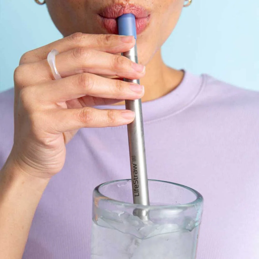 LifeStraw SIP Stainless Steel Water Filter Straw with Carry Case - Image 2