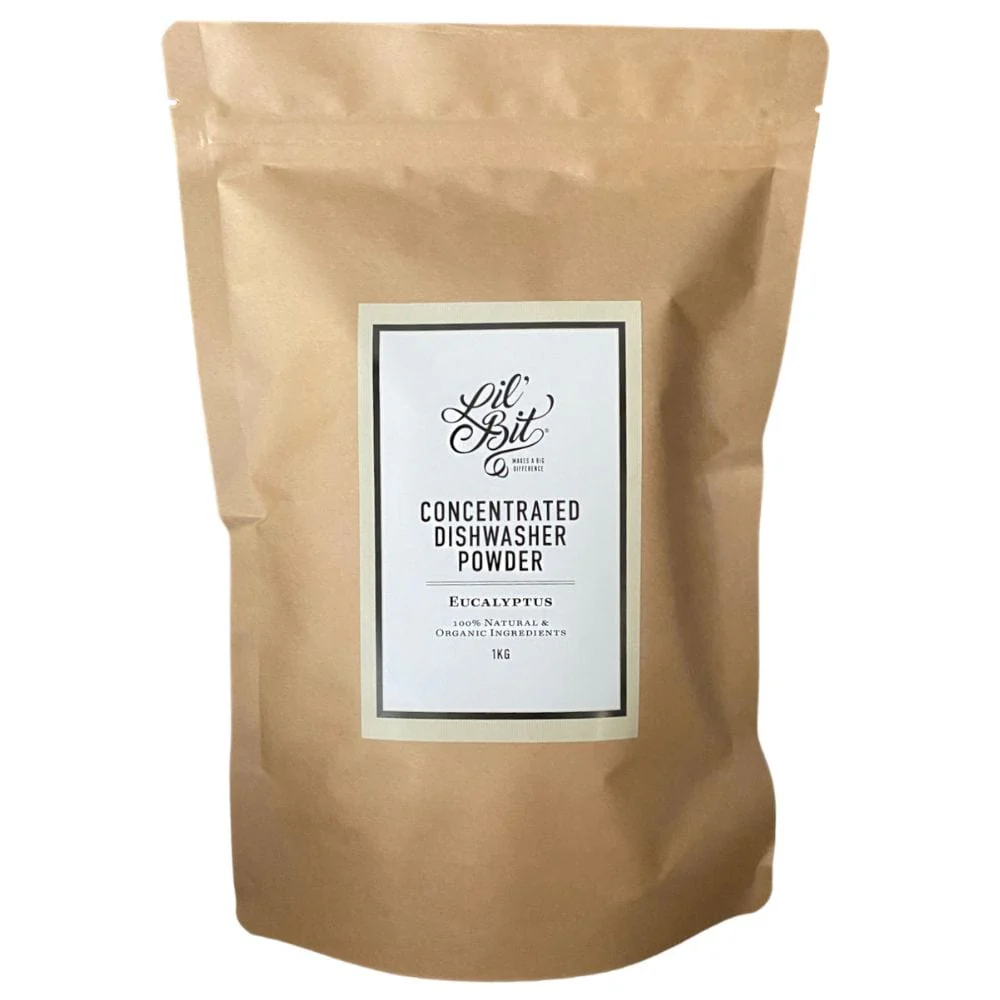 Lil Bit Dishwasher Powder Eucalyptus 1kg