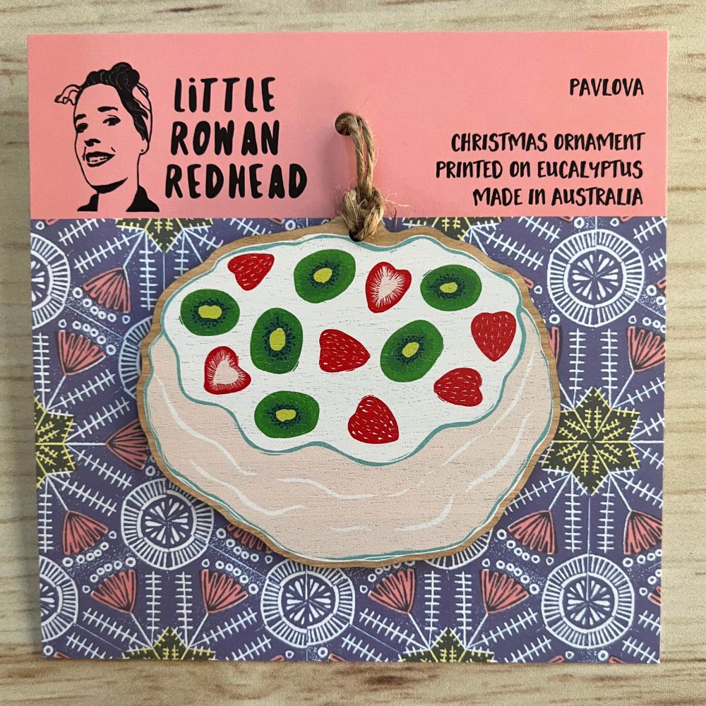 Little Rowan Redhead Wooden Ornament - Pavlova - Image 3