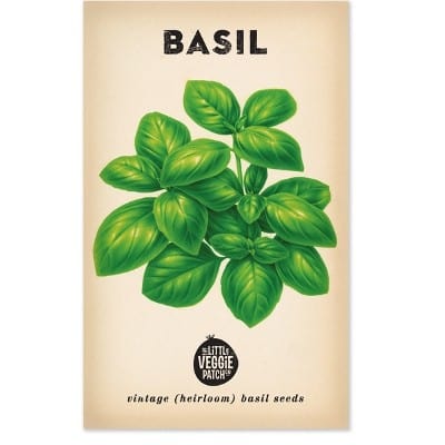 Little Veggie Patch Heirloom Seeds - Basil (Sweet Genova)