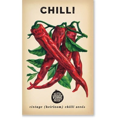 Little Veggie Patch Heirloom Seeds - Chilli (Cayenne)