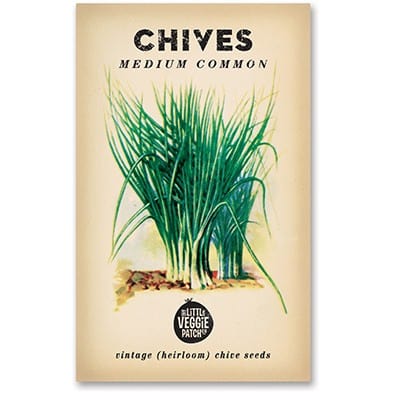 Little Veggie Patch Heirloom Seeds - Chives (Medium Common)