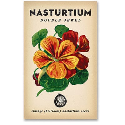 Little Veggie Patch Heirloom Seeds - Nasturtium (Double Jewel)