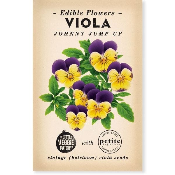 Little Veggie Patch Heirloom Seeds - Viola (Johnny Jump Up)