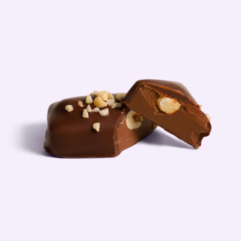 Loco Love Hazelnut Butter Praline Vegan Chocolate - 5 Pack 175g - Image 2