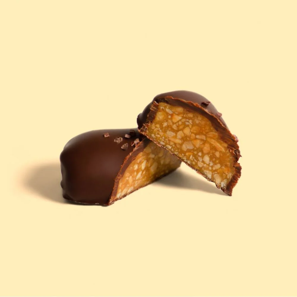 Loco Love Peanut Butter Caramel Vegan Chocolate - 5 Pack 175g - Image 2