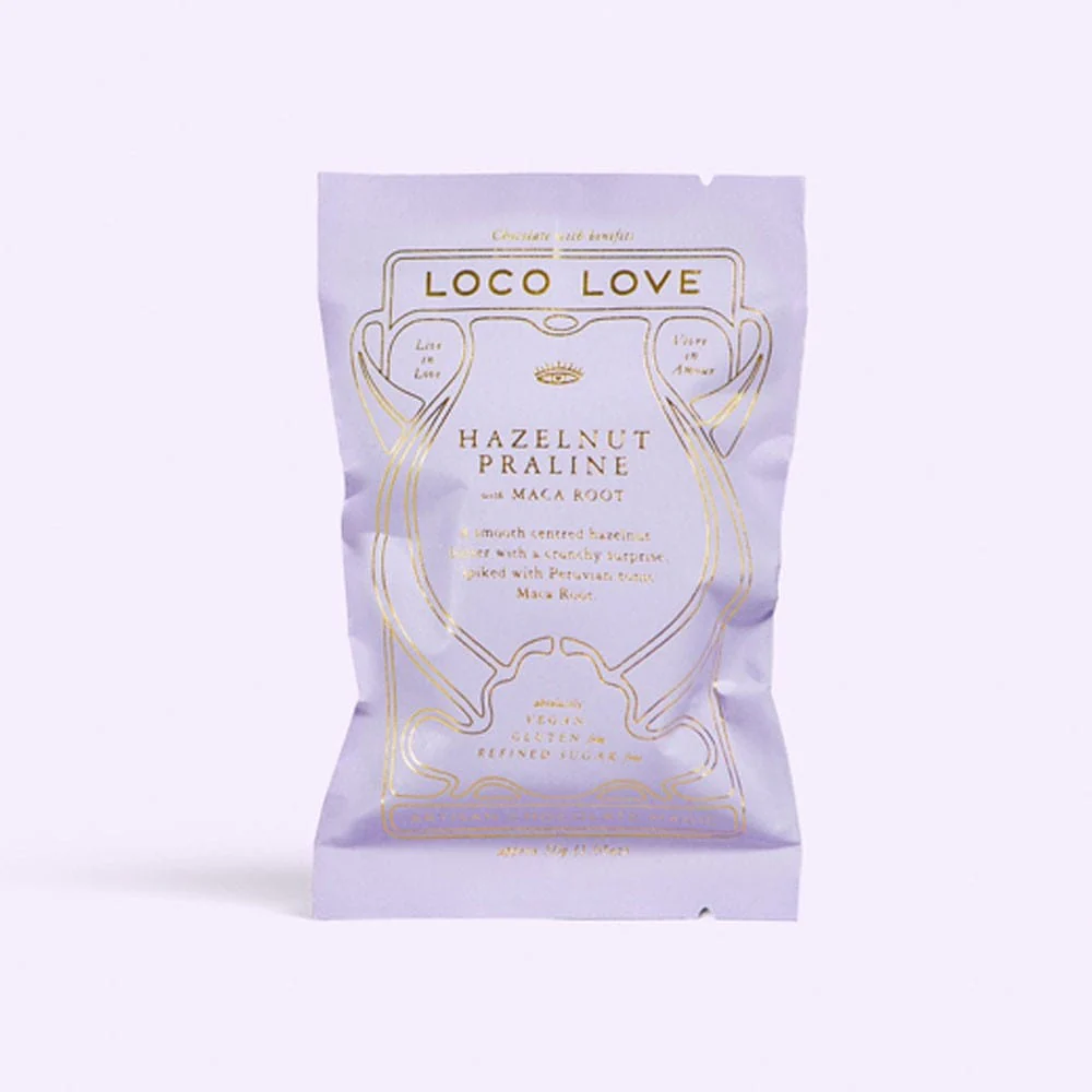 Loco Love Hazelnut Butter Praline Vegan Chocolate - Single 35g - Image 2
