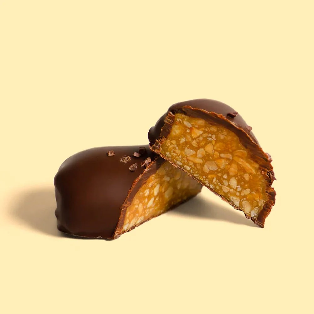 Loco Love Peanut Butter Caramel Vegan Chocolate - Single 35g - Image 3