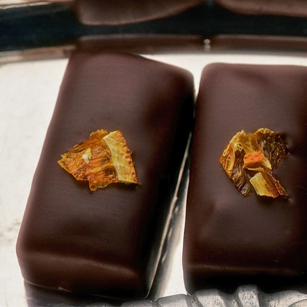 Loco Love Almond and Orange Truffle Vegan Chocolate - Twin Pack 70g - Image 2