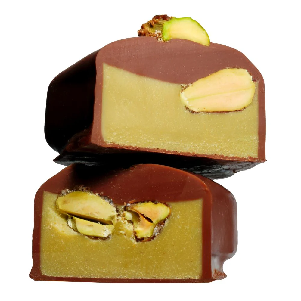 Loco Love Pistachio Mylk Praline Vegan Chocolate - Twin Pack 70g - Image 2