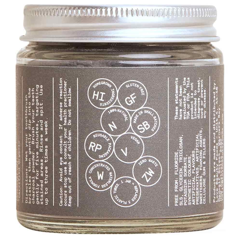 Love Beauty Foods Charcoal Teeth Whitening Powder 50g - Image 2