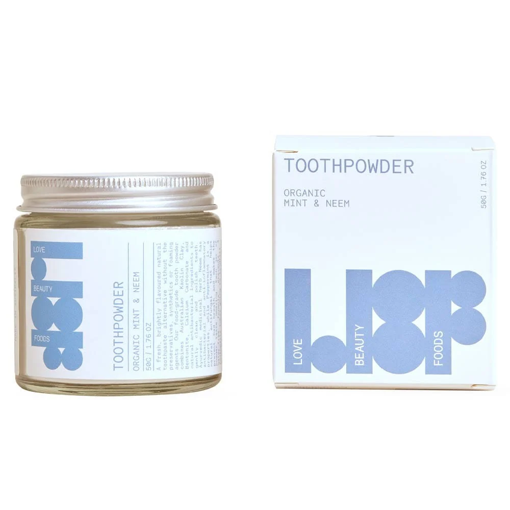 Love Beauty Foods Tooth Powder 50g - Mint & Neem - Image 3