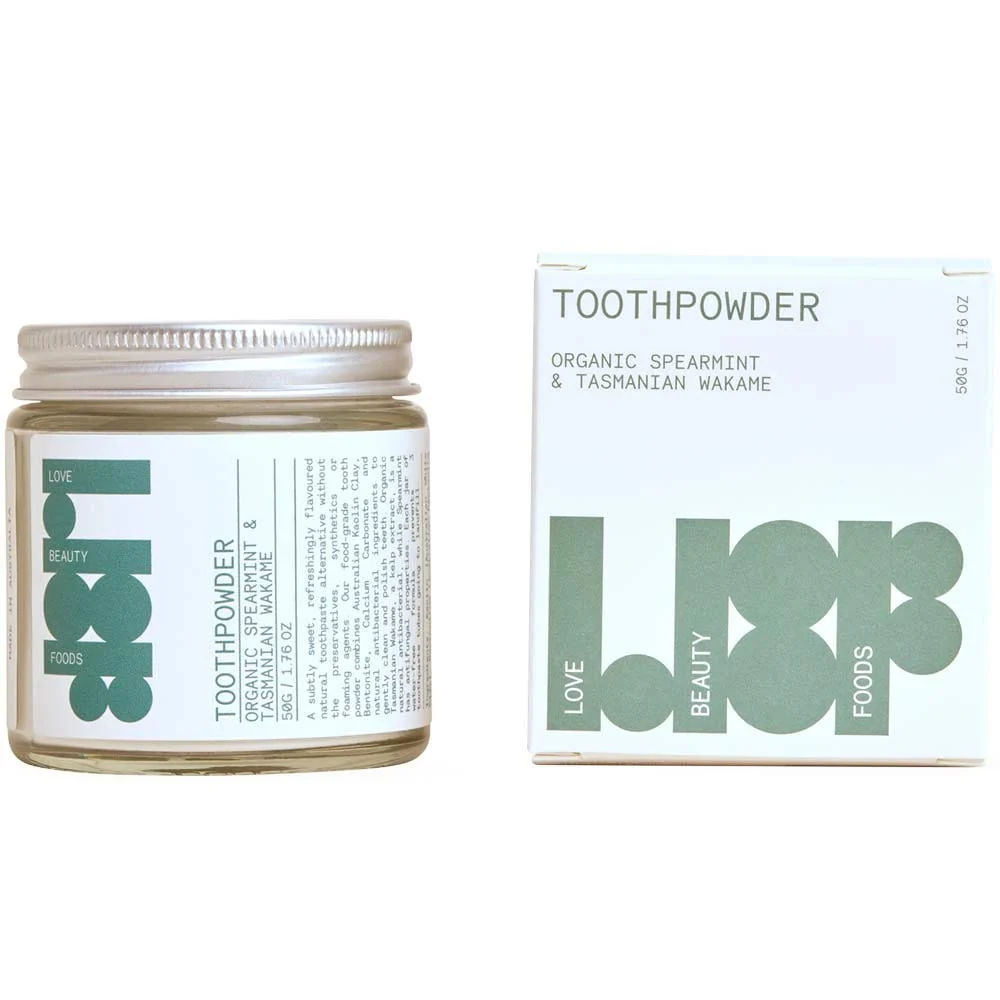 Love Beauty Foods Tooth Powder 50g - Spearmint & Tasmanian Wakame - Image 3