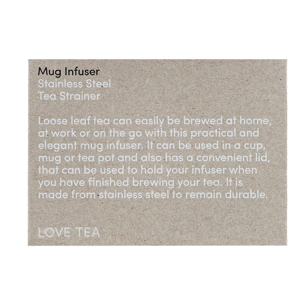 Love Tea Stainless Steel Tea Mug Infuser - Image 2