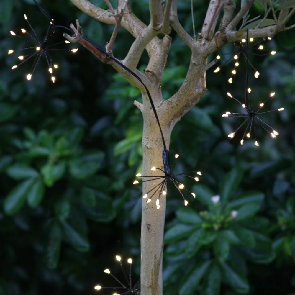Lumina Outdoor Starburst Chain Lights - Solar Powered - Image 3