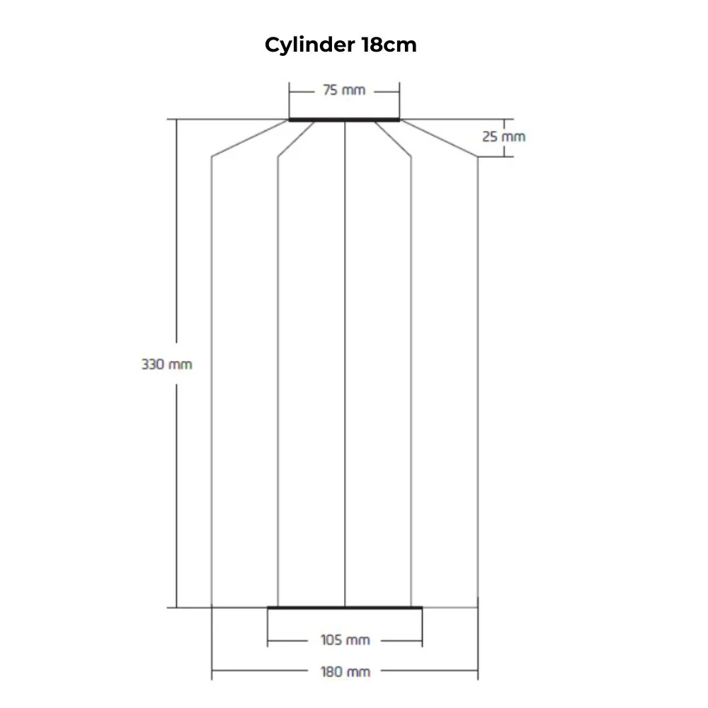 Lumiz Outdoor LED Solar Lantern - Cylinder 18cm - Image 3