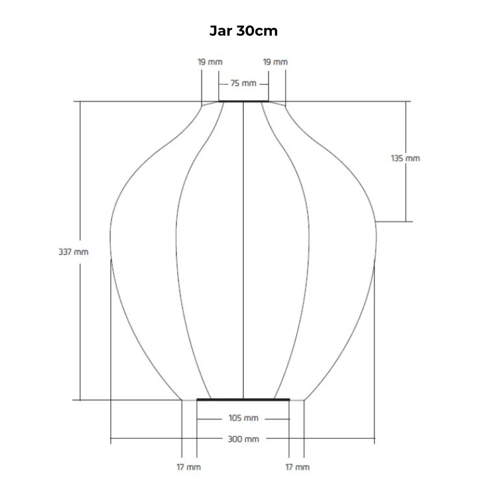 Lumiz Outdoor LED Solar Lantern - Jar 30cm - Image 4