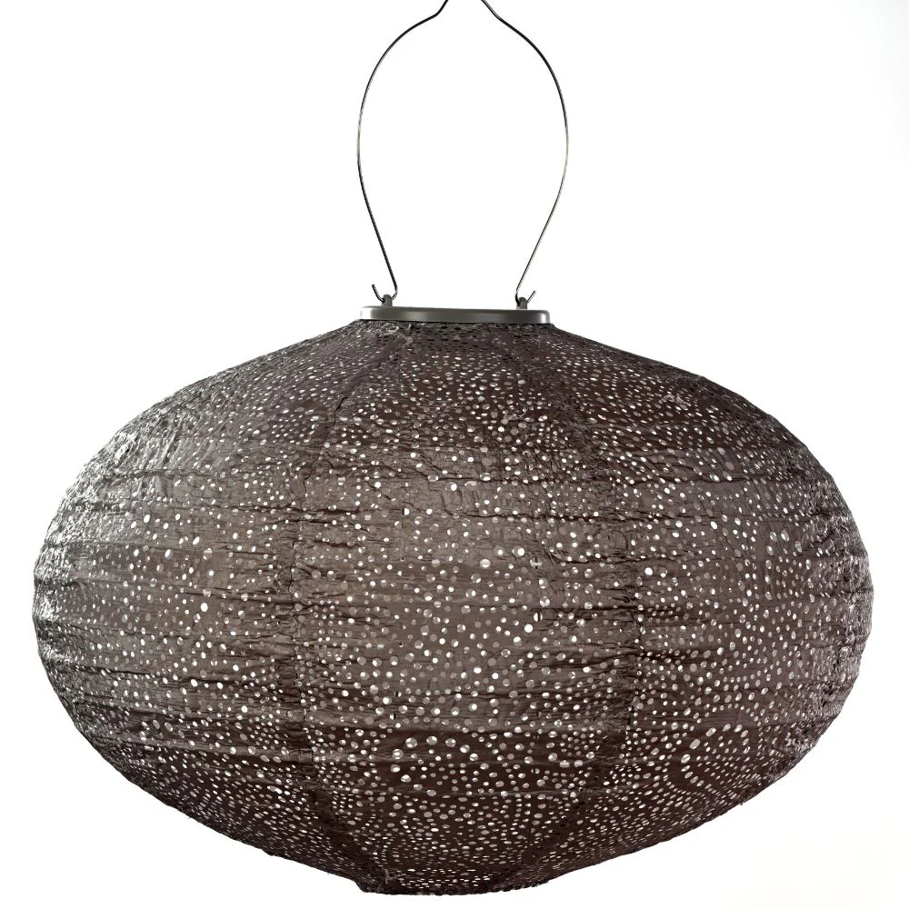 Lumiz Outdoor LED Solar Lantern - Oval 40cm - Image 2