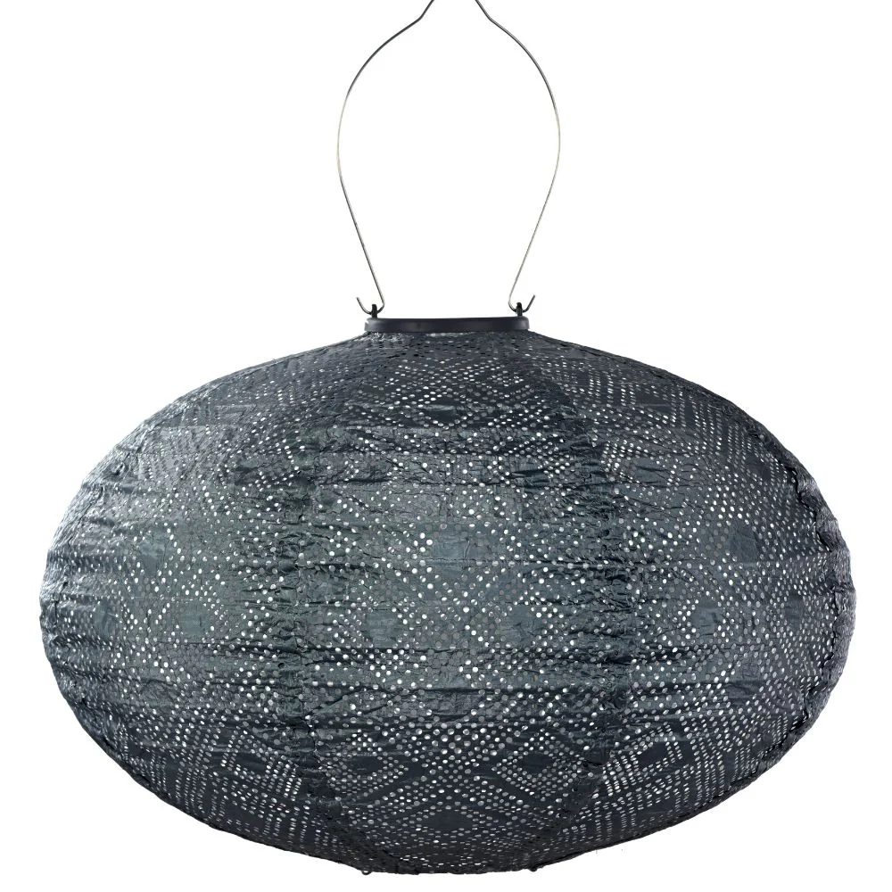 Lumiz Outdoor LED Solar Lantern - Oval 40cm - Image 7