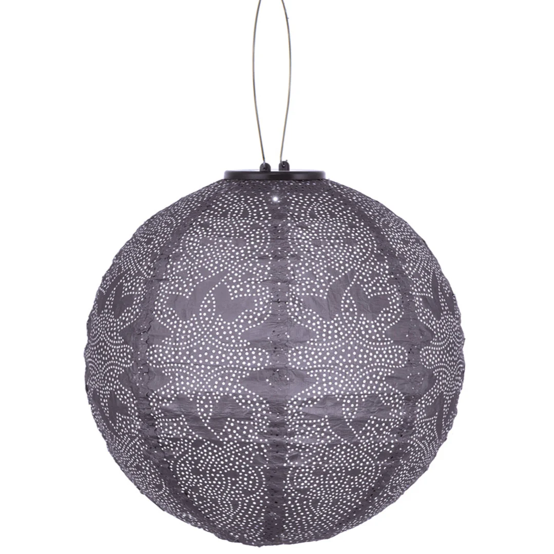 Lumiz Outdoor LED Solar Lantern - Round 30cm - Image 12