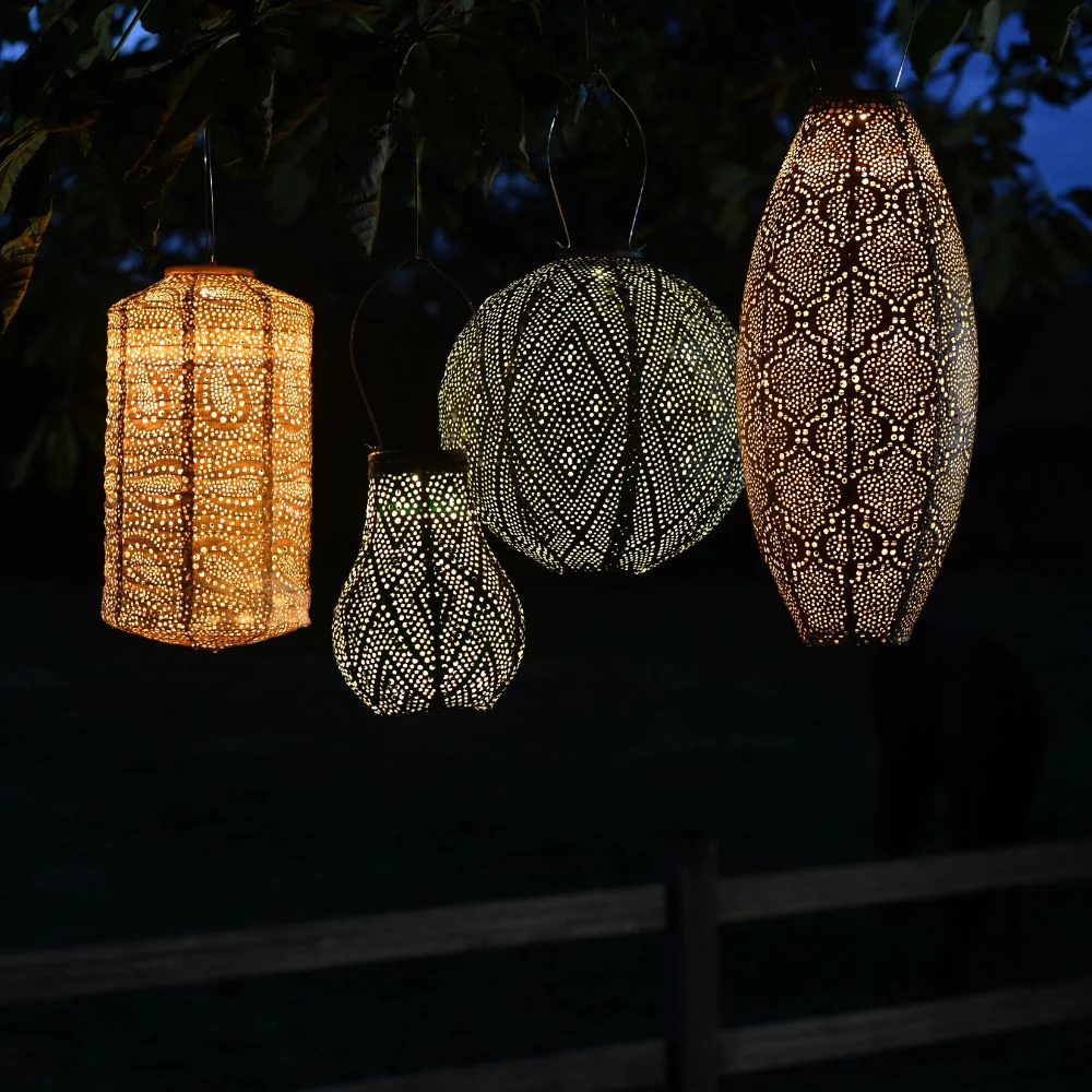Lumiz Outdoor LED Solar Lantern - Round 30cm - Image 8