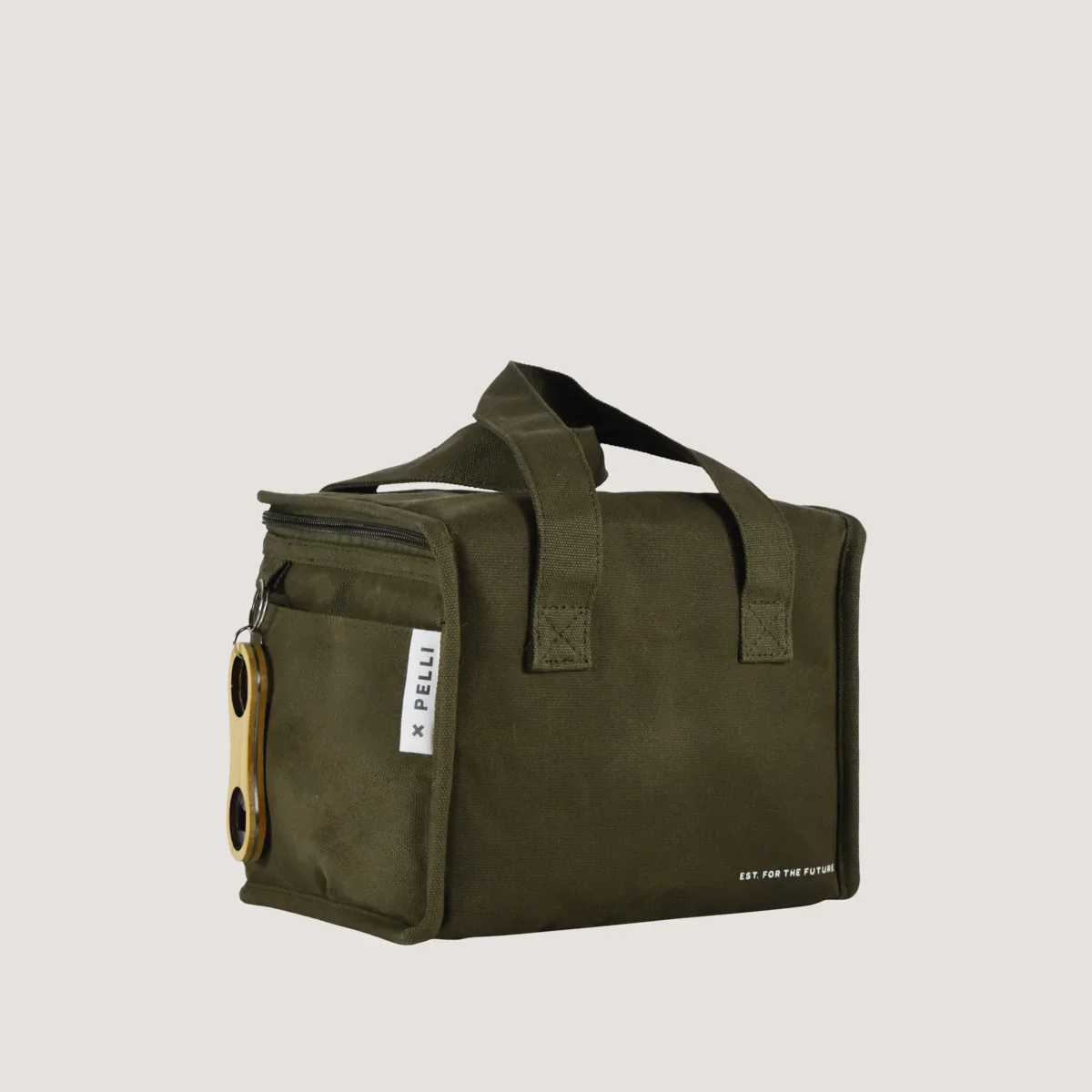 Lunch Squared Waxed Canvas Insulated Lunch Bag - Image 3