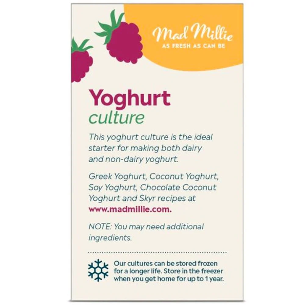 Mad Millie Yoghurt Culture - Pack of 5 - Image 3