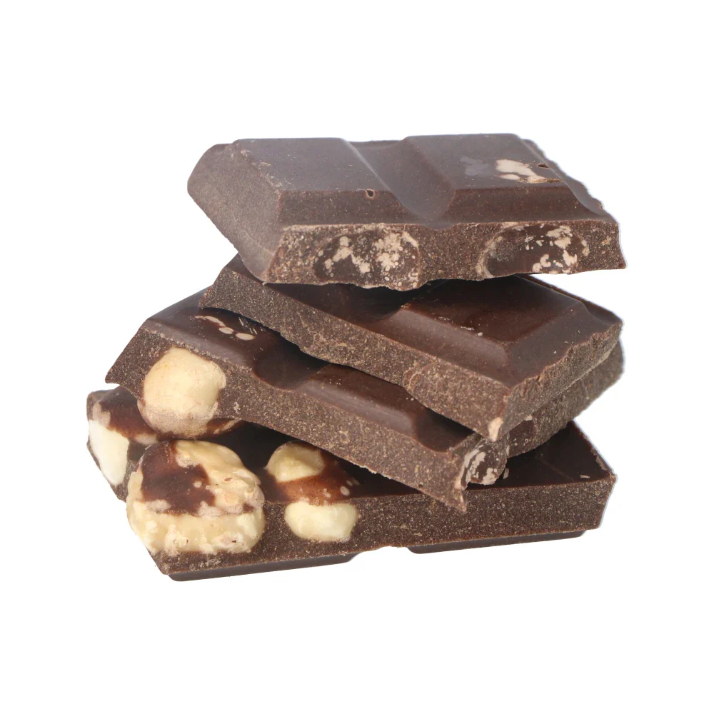 Maple Moon Organic Carob Bar 90g - Roasted Hazelnut - Image 2