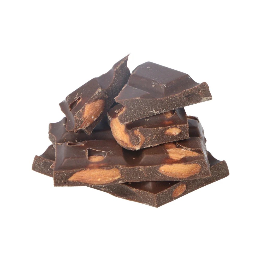 Maple Moon Organic Carob Bar 90g - Salted Almond - Image 2