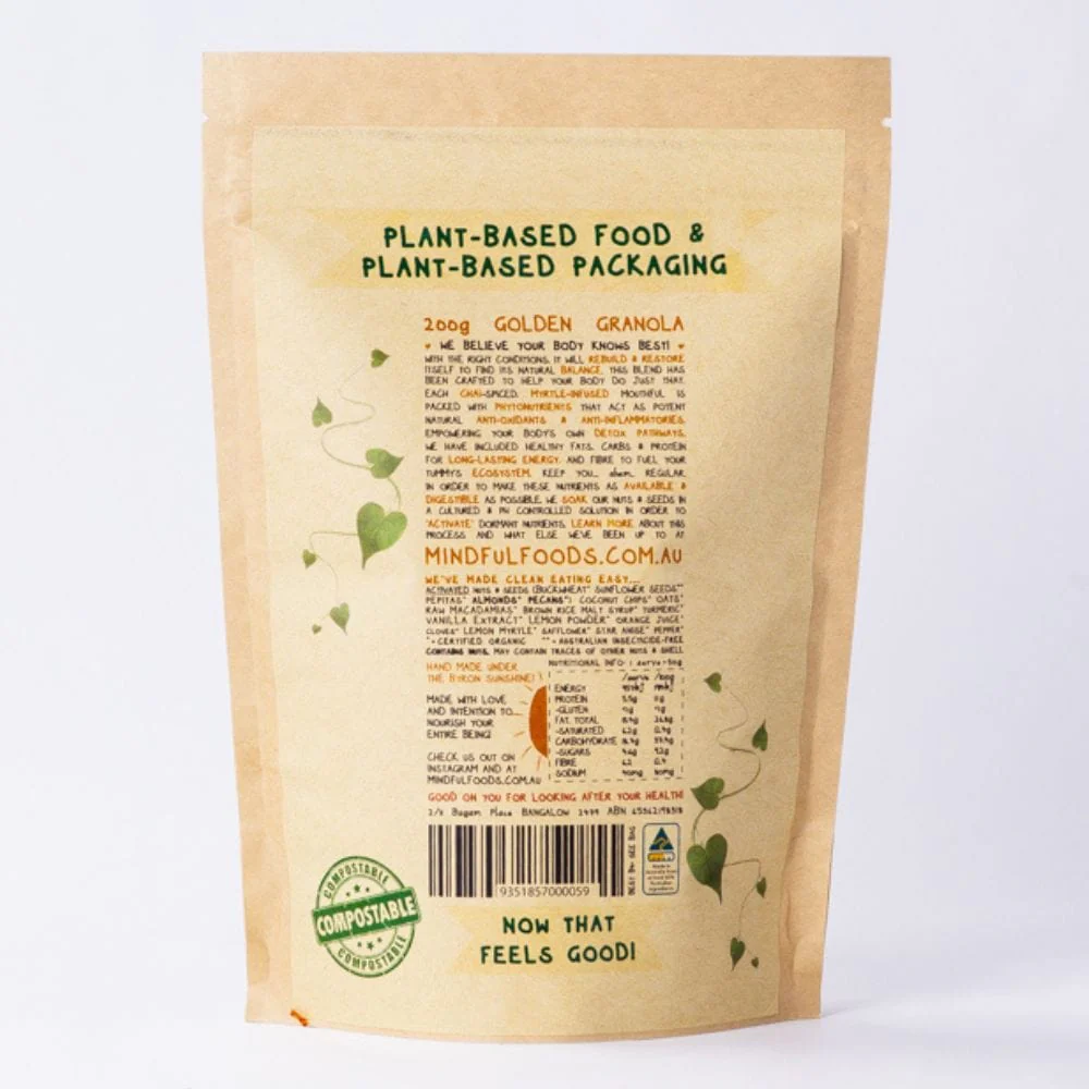Mindful Foods Golden Granola 200g - Image 3
