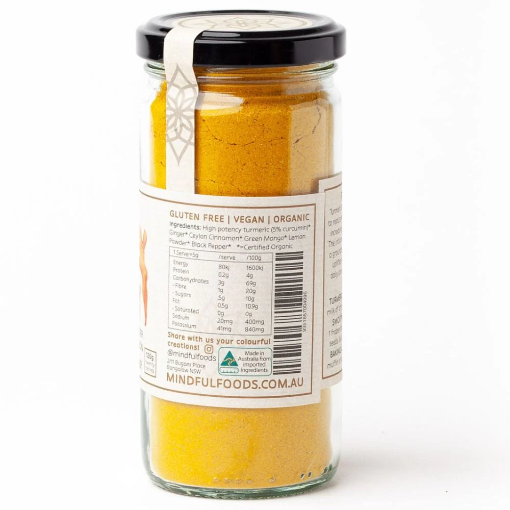 Mindful Foods Stardust Yellow “Anti-Inflammation” 120g - Image 4