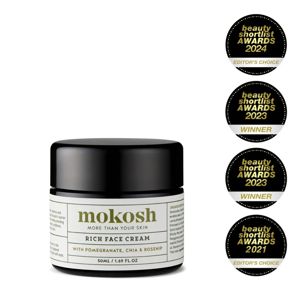 Mokosh Rich Face Cream 50ml - Pomegranate, Chia & Rosehip - Image 3