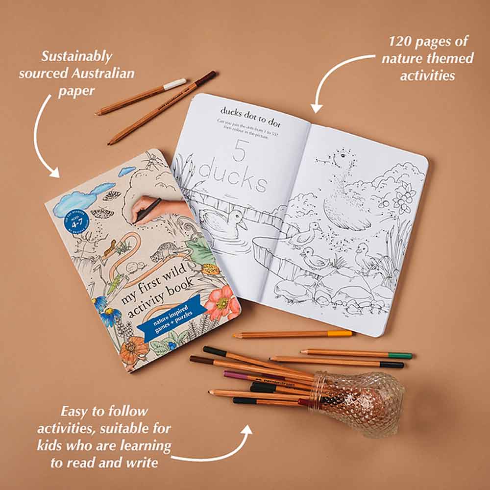 My First Wild Activity Book: nature inspired games + puzzles for kids 4-7yrs - Image 2